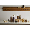 Изображение товара Банка для хранения квадратная Glass Bamboo,1 л