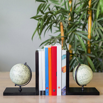 Изображение товара Держатели для книг Mappamondo, коричневые, 2шт.