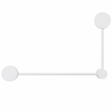 картинка Светильник настенный левосторонний Modern, Tactic, 2 лампы, 8х52х32,5см, белый от магазина Одежда+