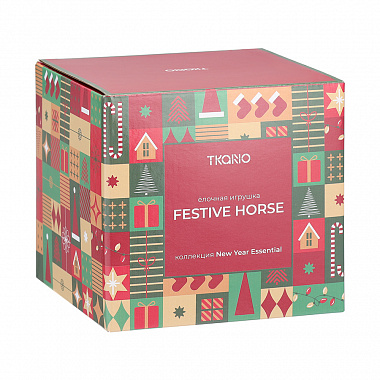 картинка Ёлочная игрушка Festive Horse из коллекции New Year Essential от магазина Одежда+