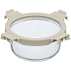 Изображение товара Набор круглых контейнеров для запекания и хранения Smart Solutions, светло-бежевый, 3 шт.