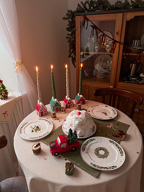 картинка Свеча декоративная Upcoming holidays из коллекции New Year Essential, 15 см от магазина Одежда+