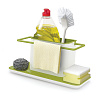 Изображение товара Органайзер для раковины Caddy™, 15х13х30,5 см, бело-зеленый
