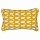Чехол на подушку с принтом Twirl горчичного цвета из коллекции Cuts&Pieces, 30х50 см