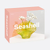 Изображение товара Ваза для цветов Seashell, 18,5 см, зеленая