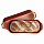 Форма для выпечки итальянского хлеба, 39,5x16x15 cм, красная
