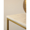 Изображение товара Набор из 2-х столиков Mayen Gold, белые/золотистые