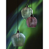 Изображение товара Светильник подвесной каскадный Aurora, Ø50 см, сливовый/серый/прозрачный