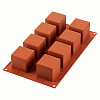 Изображение товара Форма силиконовая для приготовления пирожных Cube, 17,6х29,8 см, 1 л