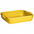 Форма для запекания прямоугольная, 42,5х28 см, желтая