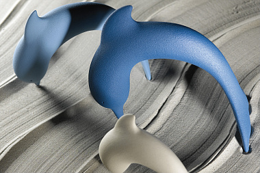 картинка Фигура декоративная Dolphins, 23x10x17 см, голубая от магазина Одежда+