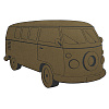 Изображение товара Коврик придверный Van, коричневый