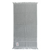 Изображение товара Полотенце для рук декоративное с бахромой серого цвета Essential, 50х90 см