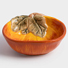 Изображение товара Пиала Тыква, Anna Lafarg, Bright pumpkin, 11х14 см, оранжевая/зеленая, 250 мл