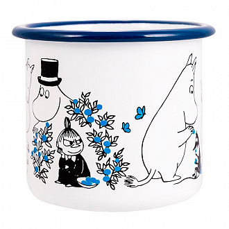 Изображение товара Кружка эмалированная Moomin, Черника, 370 мл