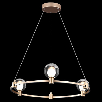 Изображение товара Светильник подвесной Loft, 3 лампы, Ø60х120 см, золото