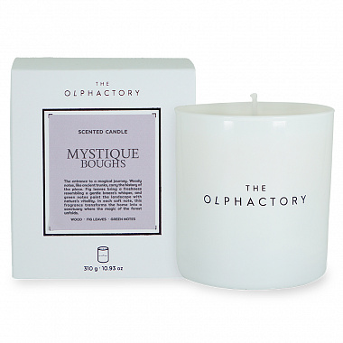 картинка Свеча ароматическая The Olphactory, White Insignia, Mystique Boughs, 60 ч от магазина Одежда+