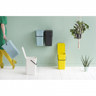 Изображение товара Бак для мусора Brabantia, Sort&Go, 16 л, серый