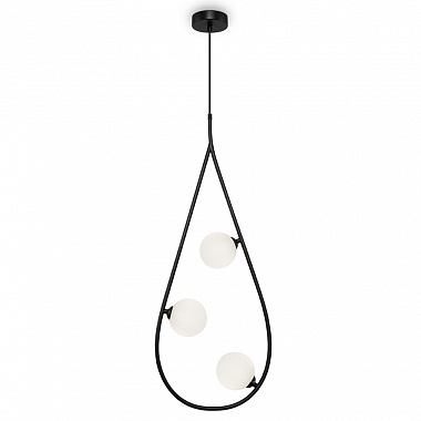 картинка Люстра Loft, 3 лампы, 10х31,5х79 см, черная от магазина Одежда+