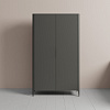 Изображение товара Шкаф Type, 2-х створчатый, 120х55х210 см, темно-серый