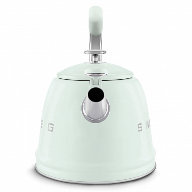 картинка Чайник со свистком Smeg, 2,3 л, зеленый от магазина Одежда+