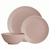 Изображение товара Набор обеденной посуды Classic, розовый, 12 пред.