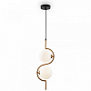 Изображение товара Светильник подвесной Modern, Harmonie, 2 лампы, 12х17х55 см, латунь