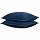 Набор из двух наволочек темно-синего цвета с контрастным кантом из коллекции Essential, 50х70 см