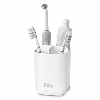 Изображение товара Органайзер для зубных щеток EasyStore™, 9х9х12,5 см, белый