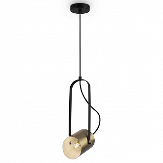 Изображение товара Светильник подвесной Loft, Elori, 1 лампа, Ø10х193,2 см, черный/латунь