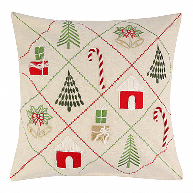 Чехол на подушку Christmas dreams из коллекции New Year Essential, анонс элемента