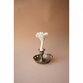 Изображение товара Свеча ароматическая Гриб Лисичка, 11,5 см, белая