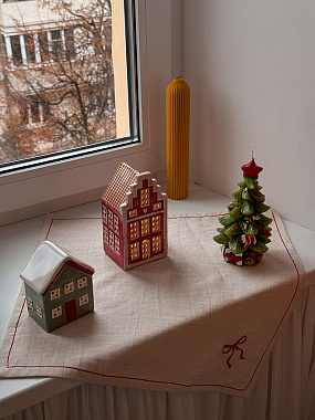 картинка Свеча декоративная Green Miracle из коллекции New Year Essential, 18 см от магазина Одежда+