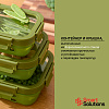 Изображение товара Контейнер для запекания, хранения и переноски продуктов в чехле Smart Solutions, 1050 мл, зеленый