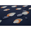 Изображение товара Штора для ванной темно-синего цвета с принтом Sun Spots  из коллекции Wild, 180х200 см