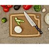 Изображение товара Доска разделочная Epicurean, Gourmet, орех/натуральный цвет, 36,8х28,6 см
