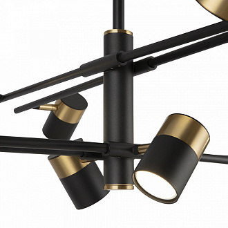 Изображение товара Светильник подвесной Modern, Enzo, 10 ламп, 131,5х131,5х38 см, черный