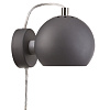 Изображение товара Лампа настенная Ball, Ø12 см, темно-серая матовая