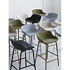 Изображение товара Стул барный Normann Copenhagen, Hyg, с мягкой обивкой, 75 см, черный
