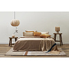 Изображение товара Чехол на подушку из хлопкового бархата коричневого цвета из коллекции Essential, 45х45 см