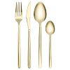 Изображение товара Набор столовых приборов Pure, золотистые глянцевые, 24 пред.