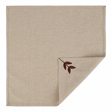 Салфетка сервировочная Desert leaf из коллекции Essential, 45х45 см, анонс элемента