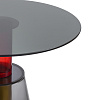 Изображение товара Столик кофейный Amalie, Ø60 см, серый/красный