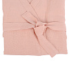 Изображение товара Халат из умягченного льна розово-пудрового цвета из коллекции Essential, размер S