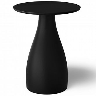 Столик керамический Bolet, Ø42х50 см, черный