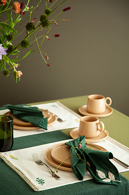 Салфетка под приборы Meadow bloom из коллекции Ethnic, 33х48 см, анонс элемента