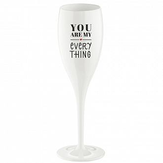 Изображение товара Бокал для шампанского Cheers, No 1, You Are My Everything, Superglas, 100 мл, белый