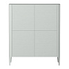Изображение товара Шкаф 4-х дверный Type, 100х45х120 см, светло-серый