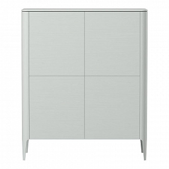 Шкаф 4-х дверный Type, 100х45х120 см, светло-серый