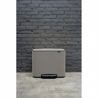 Изображение товара Бак для мусора Brabantia, Bo, 3х11 л, минерально-серый